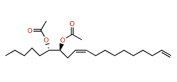 (9Z)-Nonadeca-9,18-dien-6,7-diyl diacetate